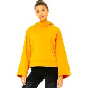 Alo Yoga Low Key Hoodie, Tuscan Sun, NWT. S